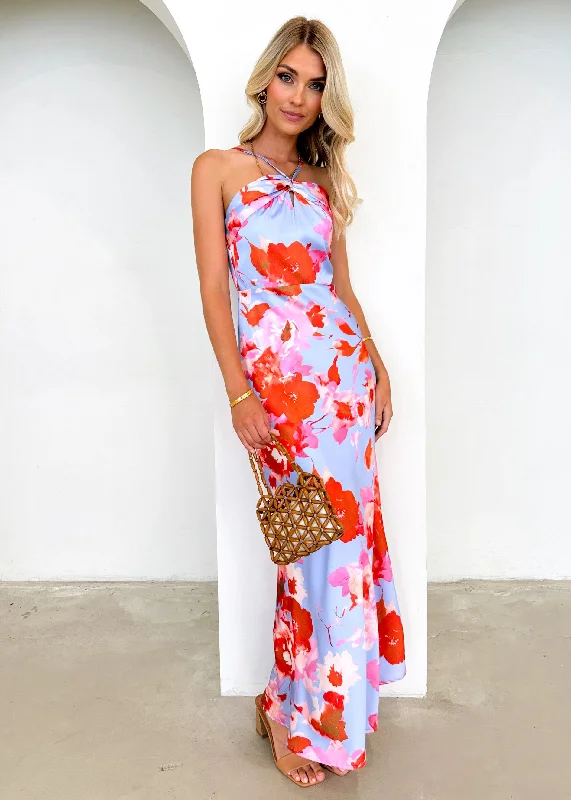 wolcher-halter-maxi-dress-blue-floral