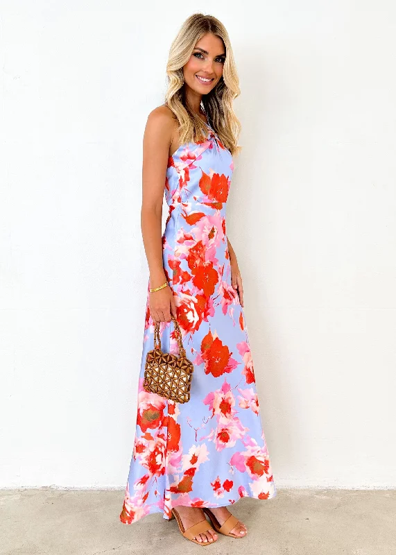 wolcher-halter-maxi-dress-blue-floral