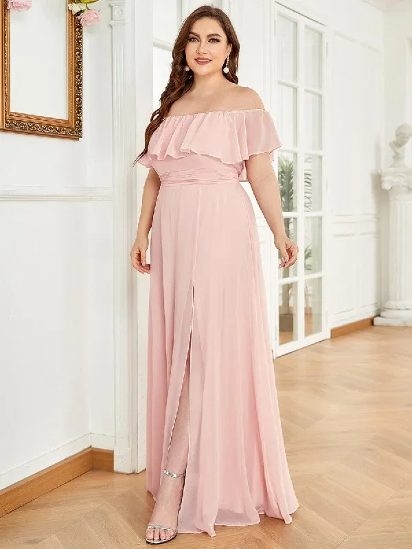 womens-a-line-off-shoulder-ruffle-thigh-split-bridesmaid-dress-es00969