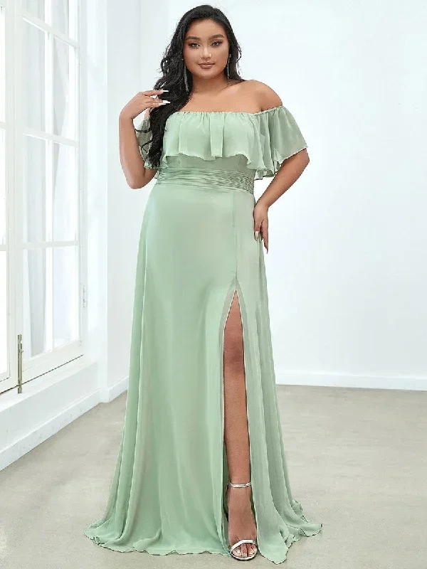 womens-a-line-off-shoulder-ruffle-thigh-split-bridesmaid-dress-es00969