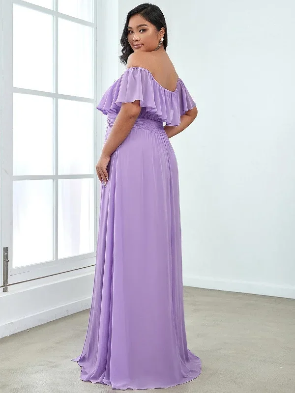 womens-a-line-off-shoulder-ruffle-thigh-split-bridesmaid-dress-es00969