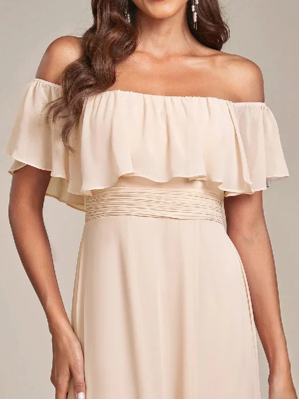 womens-a-line-off-shoulder-ruffle-thigh-split-bridesmaid-dress-es00969