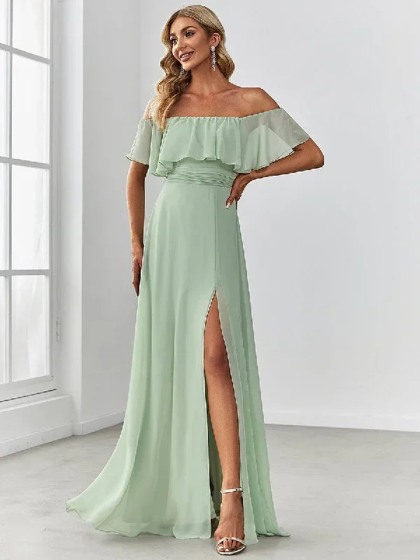 womens-a-line-off-shoulder-ruffle-thigh-split-bridesmaid-dress-es00969